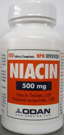 Niacin 500mg - 100 Tablets (ODAN BRAND)